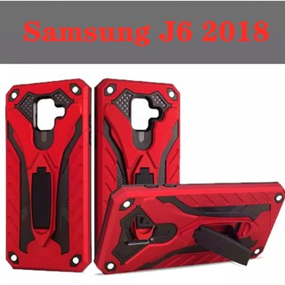 Case Samsung J6 2018(ธรรมดา)เคสหุ่นยนต์ Robot case เคสไฮบริด มีขาตั้ง เคสกันกระแทก TPU CASE สินค้าใหม่ Fashion Case 2020