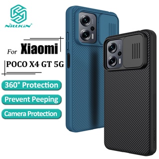 Nillkin CamShield เคสโทรศัพท์ POCO X4 GT 5G เคสกล้อง เลื่อน ป้องกัน หรูหรา แข็ง PC กันกระแทก ฝาหลัง