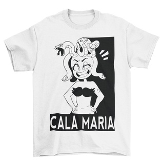 คอตต้อนคอกลมเสื้อยืด เสื้อคู่ Unisex รุ่น Cala Maria  T-Shirt สวยใส่สบายแบรนด์ Khepri 100%cotton comb ลายพิมพ์รีดทับได้ไ