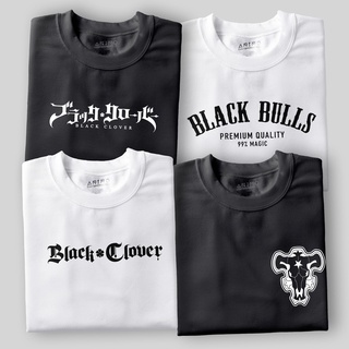 เสื้อยืด BULLS BLACK CLOVER ANIME SHIRT - ASTA 5 Leaf Clover - ANIMO APPAREL