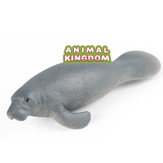 Animal Kingdom - โมเดลสัตว์ พะยูน-มานาที เทา ขนาด 16.00 CM (จากสงขลา)