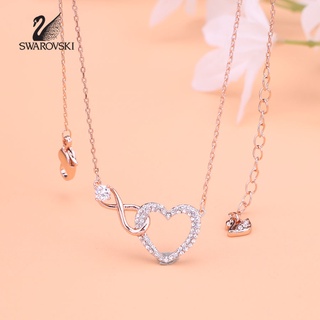 【SALE】🔥พร้อมส่ง🔥แท้ สร้อยคอ INFINITY necklace สวาล๊อฟกี swarovski สร้อยคอแท้ สวารอฟส ของแท้ 100% ของขวัญสำหรับคนพิเศษ