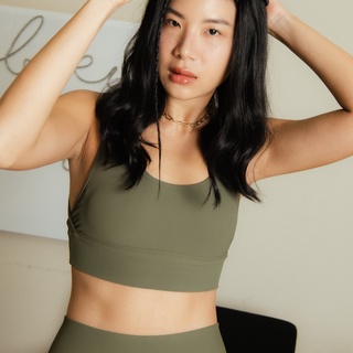 On The Blogs - Baseline Bra in Khaki