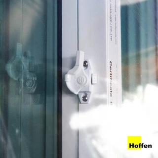 HOFFEN หน้าต่างบานเลื่อน หน้าต่างกระจกเขียวใส uPVC รุ่น Trendy วงกบ 6 ซม.