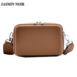 Jasmin NOIR กระเป๋าสะพายไหล่ สะพายข้าง หนัง PU เรียบง่าย สไตล์เรโทร สําหรับผู้หญิง