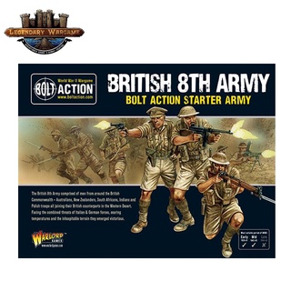 [พร้อมส่ง] WARLORD GAMES : 8TH ARMY STARTER ARMY โมเดลจำลอง