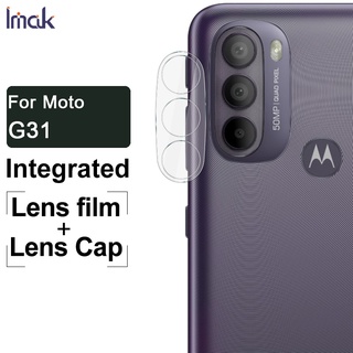 [ Lens Film + Cap ] iMak Motorola Moto G31 Camera Lens Film HD Tempered Glass Screen Protector Protective Films