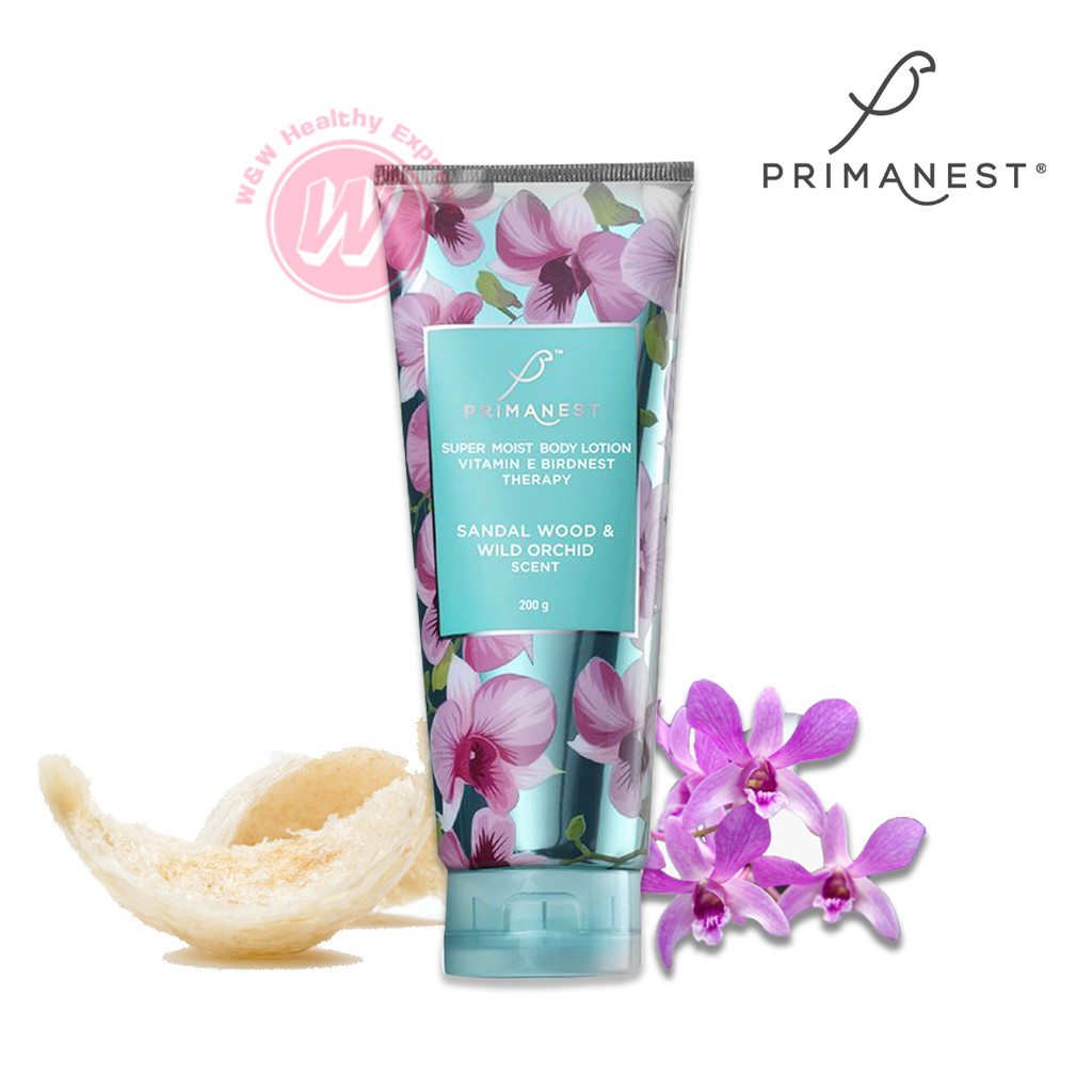 Primanest sandal wood and wild orchid scent 200 g - พรีมาเนสท์ โลชั่นทาผิวกาย โลชั่นทาตัว จากสารสกัด