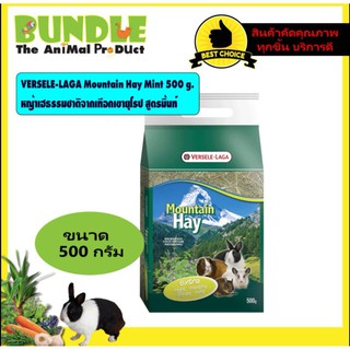 VERSELE-LAGA MOUNTAIN HAY MINT 500 g. หญ้ากระต่าย หญ้าหนู หญ้ายุโรป หญ้าเฮธรรมชาติจากเทือกเขายุโรป สูตรมิ้นท์ 500 กรัม