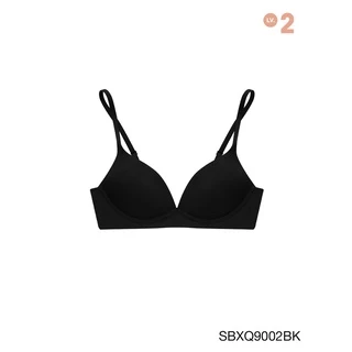 Sabina Twenty Five Level 2 เสื้อชั้นใน (Set 3 ชิ้น) ไร้ตะเข็บ ไร้โครง รหัส SBXQ9002BK - สีดำ
