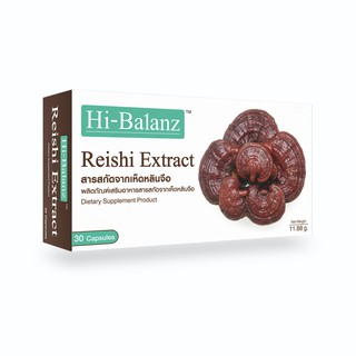 ราคาHi-Balanz Reishi Extract 30 Capsule (สารสกัดจากเห็ดหลินจือแดง)