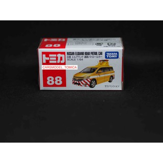 TOMICA MODEL NO.88  NISSAN ELGRAND ROAD PATROL CAR