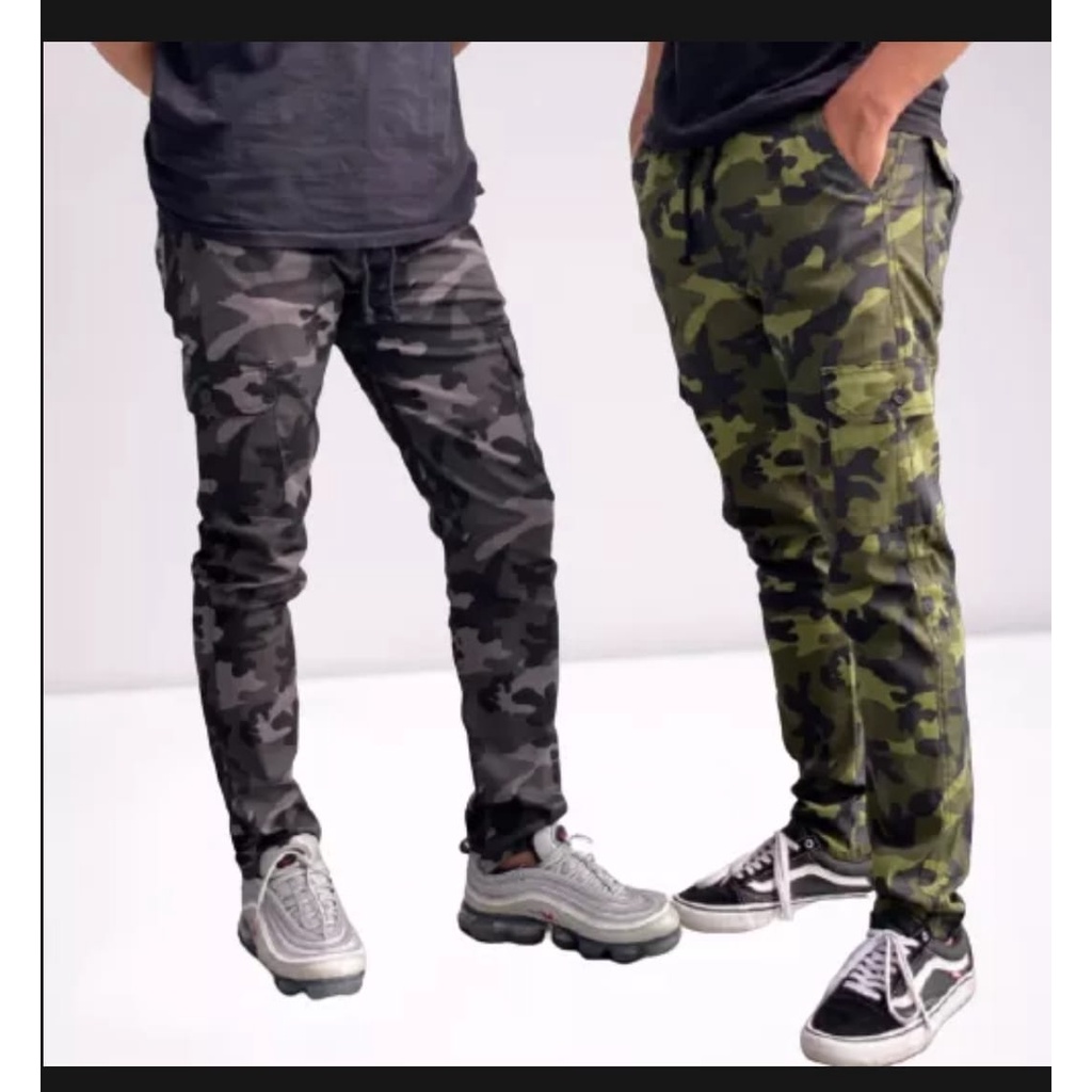 Army slack 6 pocket cargo pant Unisex ยุทธวิธี Elasticated Askar Slack srock