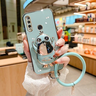 เคส Huawei Y9s / Y9 Prime 2019 / Y7A / Y6P / Y9 2019 แฟชั่น เป็ดน่ารัก ขาตั้ง เคสโทรศัพท์