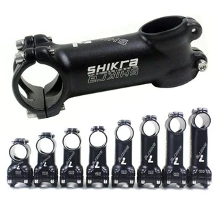 SHIKRA คอแฮนด์จักรยานเสือภูเขา เสือหมอบ น้ำหนักเบา ขนาดแฮนด์ 31.8mm. 7 องศา ยาว 45/55/65/70/80/90/100/110mm.