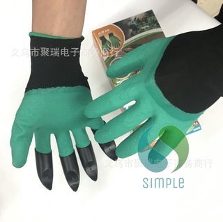 พร้อมส่ง💥(T011)Garden Gloves ถุงมือขุดดิน พรวนดิน ถุงมือขุดดินทำสวน ถุงมือ ขุดดิน พลั่ว การทำสวน ปลูกต้นไม้ ต้นไม้ ss99