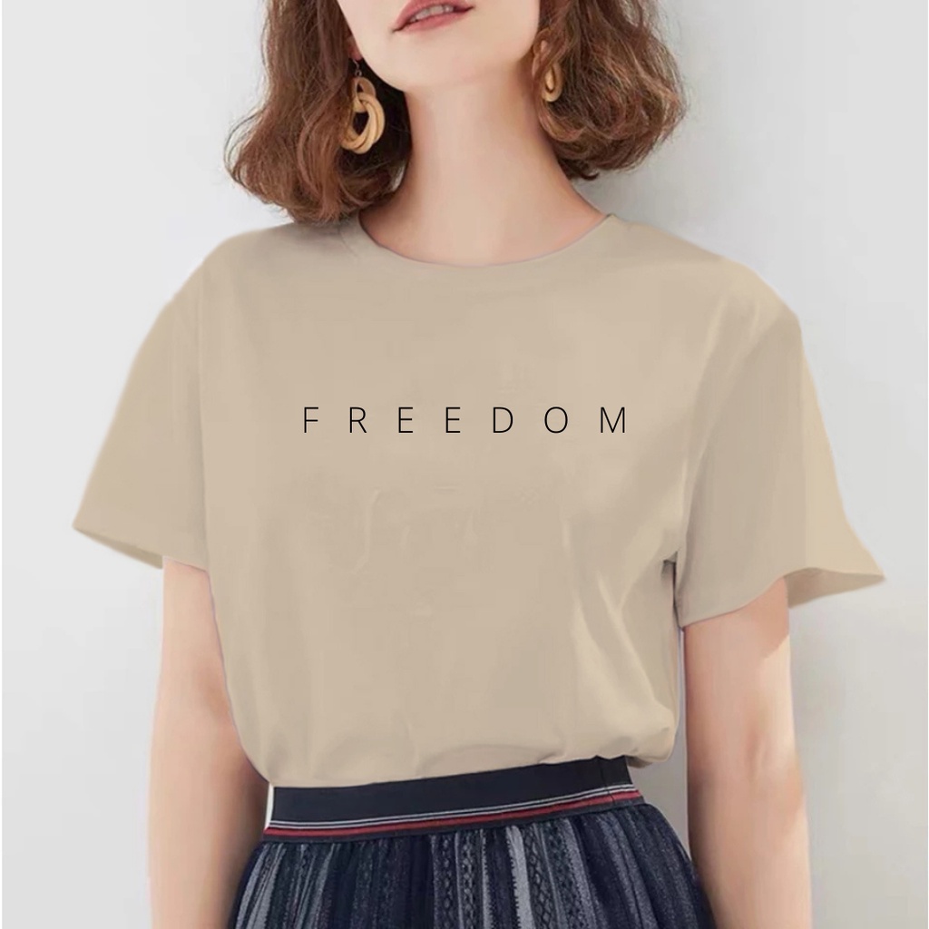 SPOTLIGHT_ID - FREEDOM เสื้อยืดผู้หญิง, เสื้อยืดผู้หญิง FREEDOM, เสื้อยืดผู้หญิง FREEDOM, เสื้อผ้าผู