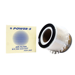 POWER-S ไส้กรองอากาศ สำหรับ รถ MITSUBISHI L200 CYCLONE เครื่องยนต์ 4D56 ขนาด 2,500 CC ปี 1990 - 1995 (PSA-202-S)