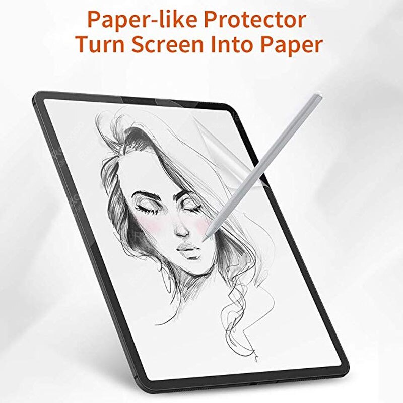 สําหรับiPad Air 1 2 3 4 5 6 7 8 9.7 10.5 10.9 นิ้วMini 1 2 3 4 iPad Pro 10.5 11 12.9 นิ้ว 2018 2020 2021 Paper-Likeป้องกันหน้าจอMatte PET Paperlikeฟิล์มหน้าจอ