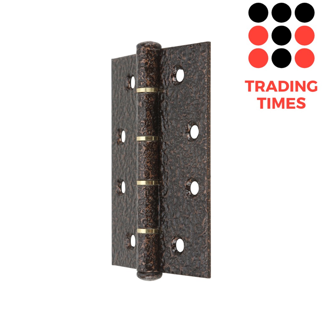 Hafele 489.04.011 บานพับประตู สีน้ำตาลรมดำ 4x3