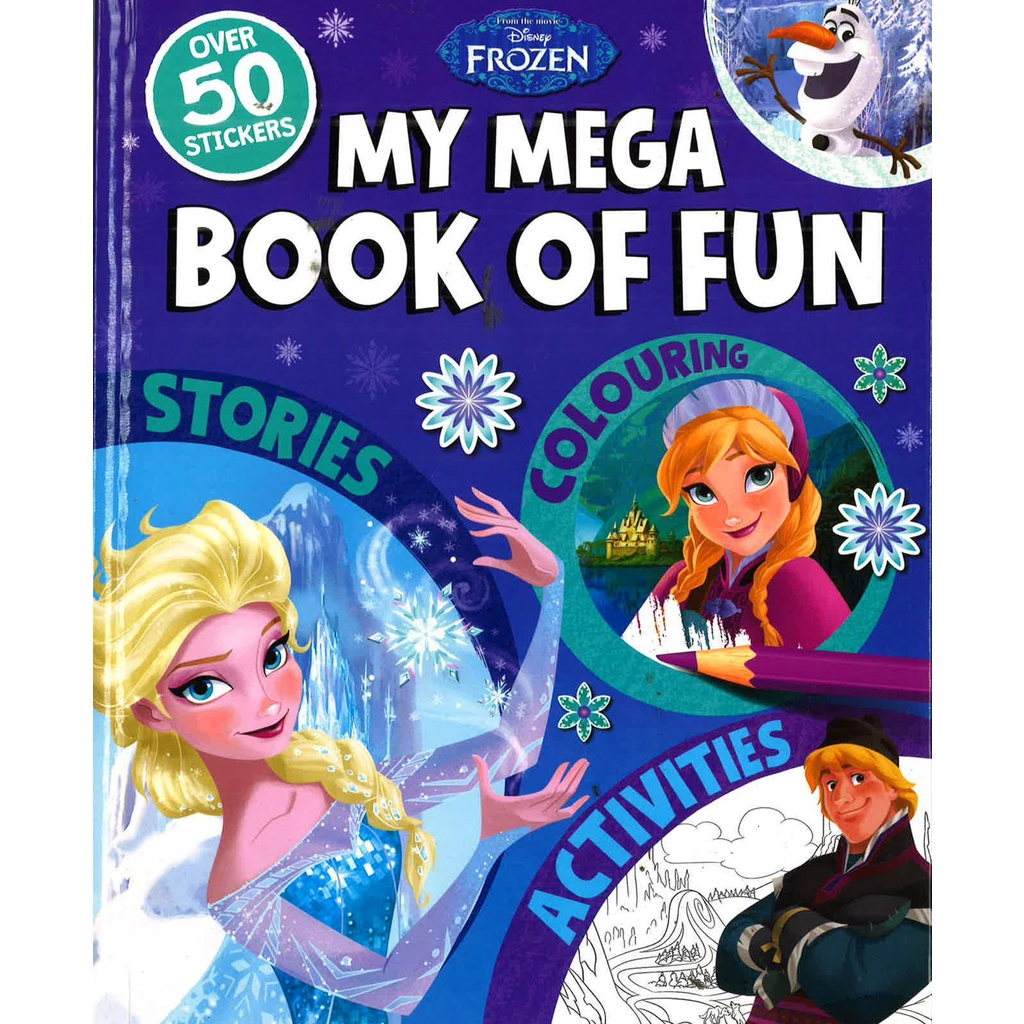 BBW หนังสือ *Disney Frozen: My Mega Book Of Fun ISBN: 9781788108379