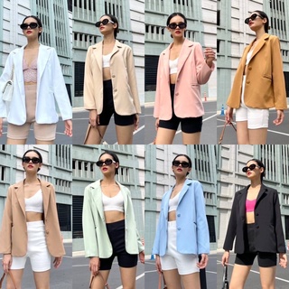 สูท Blazer สุดคลาสสิค ใส่เที่ยว ใส่ทำงาน มีซับในทั้งตัว ป้าย Wynn มีหลายสี