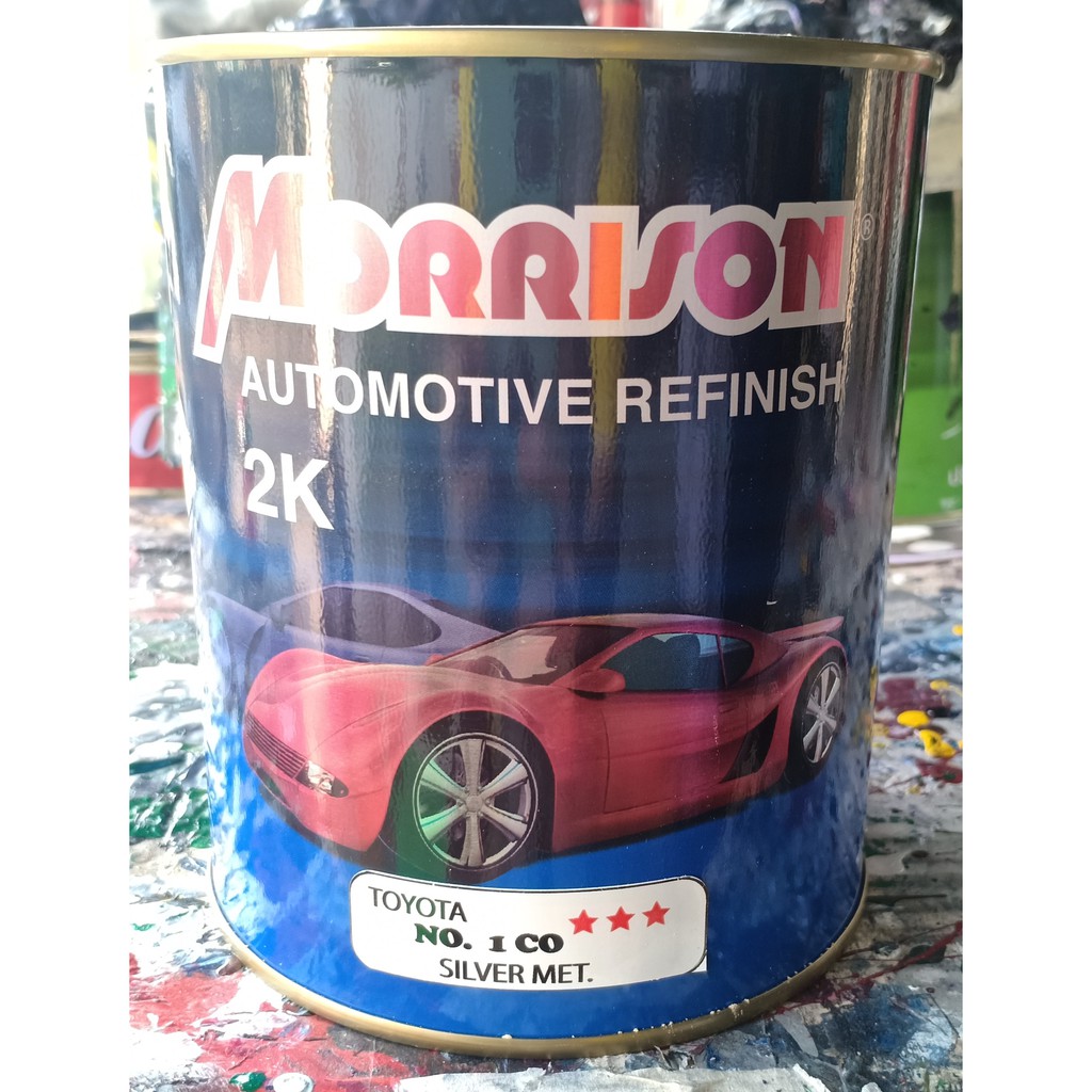 สีพ่นรถยนต์ สีรถยนต์ สีโตโยต้า TOYOTA Morrison สีมอริสัน 2K เบอร์ 1CO (ขนาด 1 ลิตร)