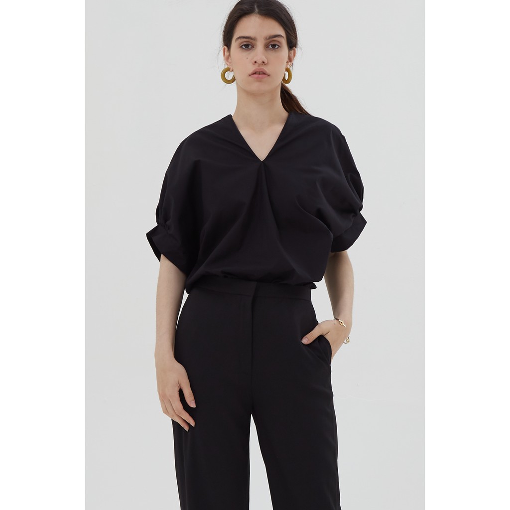 Shopatvelvet - Bonjour Top Black