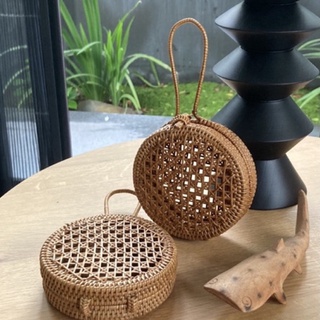 กระเป๋าใส่เหรียญ Rattan Coin Purse ซื้อ 4 ฟรี 1