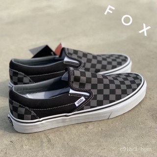 VANS SLIP-ON SNEAKERS GREY/BLACK