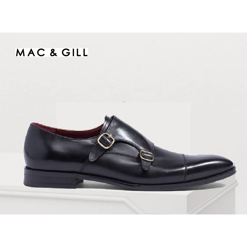MAC&GILL GALLARDO MONKSTRAP LEATHER SHOES - รองเท้าผู้ชายหนังแท้สวมแบบการคลาสสิก Premium Gallardo Double Monkstrap