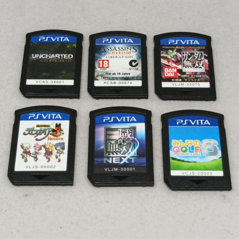 (PSV6) แผ่นเกมส์ไม่มีกล่อง PS Vita แท้ | PS Vita Original Game Out Box | English/Japan | ใช้งานปกติ