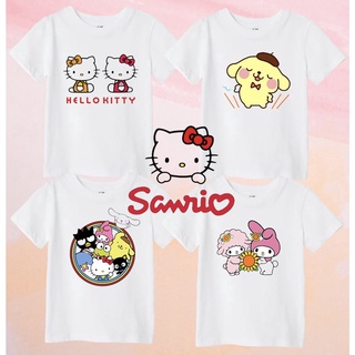 เสื้อสาวอวบ เสื้อแฟชั่นผญ [ผู้บริสุทธิ์] ครอบครัว HELLO KITTY TSHIRT II เด็กถึงผู้ใหญ่ )+* เสื้อทหาร