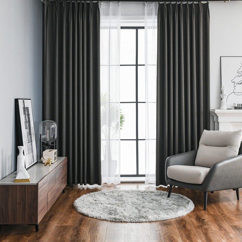 แนะนำ ผ้าม่าน ผ้าม่านทึบแสง100% หนามีTexture 🚀พร้อมส่ง ทันใช้🚀 แบบห่วงตาไก่สีเงิน ถูกใจทุกคนใช้งาน ราคาพิเศษ มีเก็บเงินปลายทาง