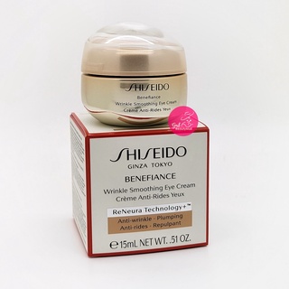 SHISEIDO Benefiance Wrinkle Smoothing Eye Cream 15mL #ฉลากไทย