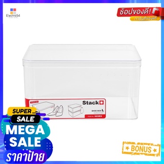 กล่องรองเท้า STACKO 889RS 19.2x28x15 ซม. สีใสSHOE BOX STACKO 889RS 19.2X28X15CM CLEAR