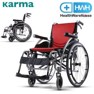 รถเข็นผู้ป่วย Karma S-Ergo 125 18 นิ้ว ถอดชิ้นส่วนได้ Wheelchair Hospital วีลแชร์ รถเข็น รถเข็นผู้สูงอายุ ล้อซี่ รถเข็นผู้ใหญ่ วิลแชร์ผู้ป่ว