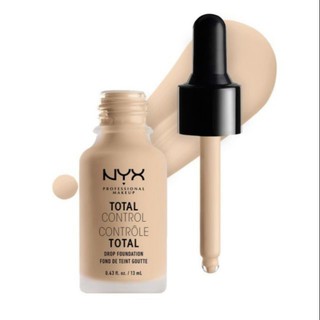 ของแท้ NYX Professional Makeup Total Control Drop Foundation นิกซ์ โปรเฟสชั่นแนล เมคอัพ โทเทิล คอนโทรลฟาวเดชั่น