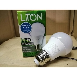 Liton หลอดไฟ LED หลอดไฟขั้วเกลียว LED E27 A Bulb รุ่น Globe Smart IC  ขนาด 7W แสง Day-ight