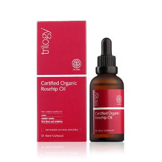 Trilogy Certified Organic Rosehip Oil 45ml น้ำมันโรสฮิอินทรีย์ที่ผ่านการรับรอง  ไตรโลจี น้ำมันบำรุงผิวโรสฮิป