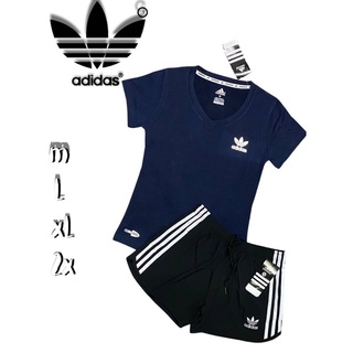 NEW***Arrival ชุด2ชินเสื้อยืดคอวี กางเกงวิ่ง2ชั้น set running A-943