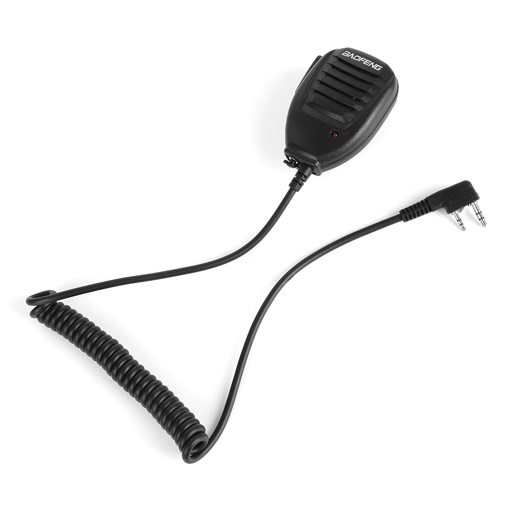 Baofeng ไมโครโฟนลําโพง PTT แบบพกพา สําหรับวิทยุสื่อสารสองทาง UV-5R UV-5RE Plus BF-888S UV-B5 UV-B6