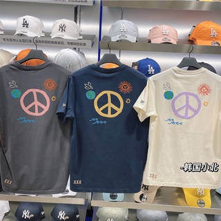 เสื้อยืดแขนสั้น ผ้าฝ้ายแท้ พิมพ์ลาย World Peace Dove Earth แฟชั่นสําหรับผู้ชายและผู้หญิง