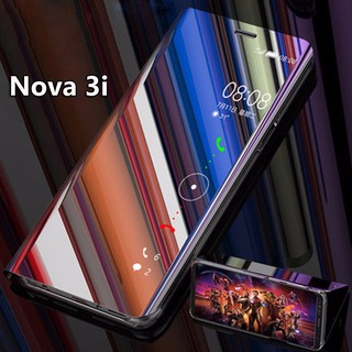 Huawei Nova 2i 3i Y9 2019 Smart Mirror Full Stand Cover Flip Leather Shockproof Phone Case