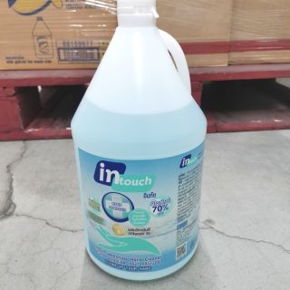 แอลกอฮอล์แบบน้ำ​ 70% 3.5ลิตร​ ขนาด3500ml.​ Intouch