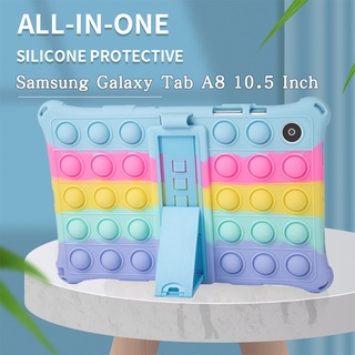 เคสแท็บเล็ต ซิลิโคนนุ่ม สําหรับ Samsung Galaxy Tab A8 10.5 นิ้ว SM-x205 x200 Funda Galaxy Tab A8 2022