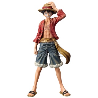 Luffy ของแท้ JP แมวทอง - Grandline Men Banpresto [โมเดลวันพีช]