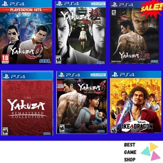 Yakuza PS4 ภาค 0 / kiwami / kiwami / Remastered Collection / 6 / like a dragon PS4 (มือ1/มือ2)