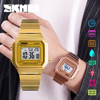 ดู นาฬิกาโทรศัพท์ นาฬิกาคู่ Casio (พร้อมส่ง) นาฬิกาข้อมือ SKMEI 1377 นาฬิกาข้อมือผู้ชายและผู้หญิง ของแท้ 100% ระบบดิจิตอ