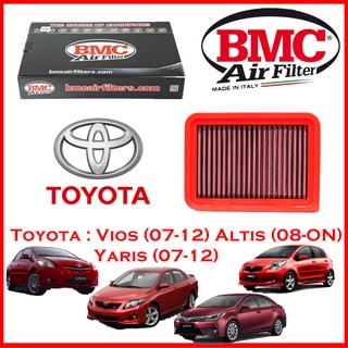 BMC Airfilters® (ITALY)🇮🇹 Performance Air Filters กรองอากาศแต่ง Toyota Vios (07-12) Altis (08-ON)1.6/1.8 Yaris (07-12)